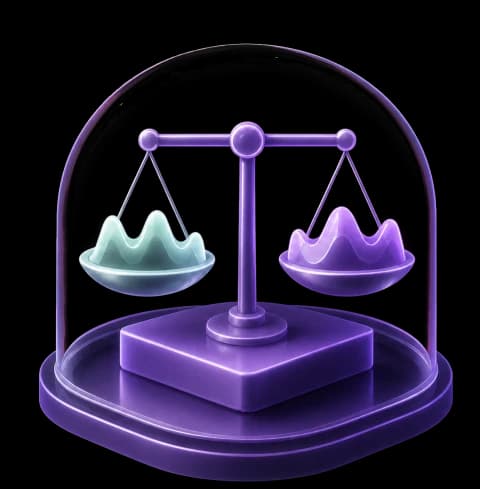 Two market exposures held in balance